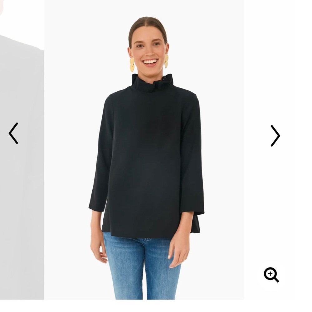 Tuckernuck | Pomander Place Black Blouse Medium